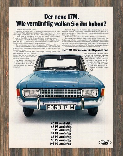 Ford 17m reklame - ford,