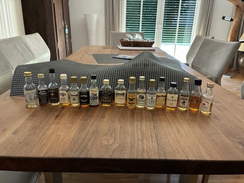 Whisky miniaturen 5 - miniaturen, cl