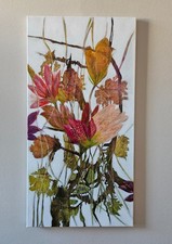 acrylbilder handgemalt Blumen