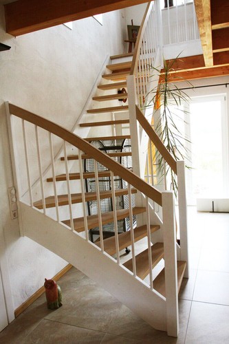Treppe massivholztreppe - treppe,,