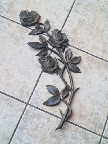 Alte bronze rose - mit, patina