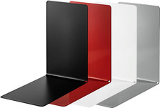 ALCO Buchstützen Metall verschiedene Farben und Größen jeweils 1 Paar (2 Stück)