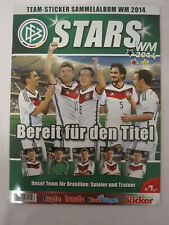 Ferrero Hanuta Duplo WM 2014 Sticker Stars Sammel Leer Empty Mint Album NEU
