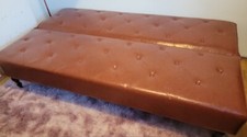 Sofa-Lederoptik,1xbeutzt, sogut wie neu,Funktion zu Bett,Retro,perfektfürGästee