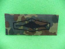 Bundeswehr Tätigkeitsabzeichen Minentaucher Schwarz/Flecktarn Stoff