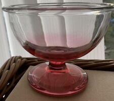 Leonardo Joy dessert schalen glas Fuß Mit Farbverlauf Rose‘