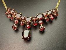 Vintage Granat-Collier /