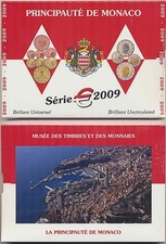 KMS MONACO 2009 - 1 Cent - 2 Euro in Stempelglanz/BU - nur 8.000 St.