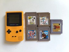 Gameboy Konsole GB Color gelb