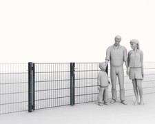 2flg. Toranlage 1,03m H x 2m