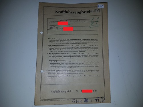 Fahrzeugbrief kfz brief - fahrzeugbrief,