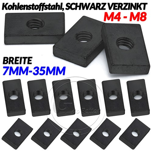 Rechteckig nutenstein stahl - nutenstein,