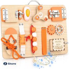 Montessori Motorikbrett Holz