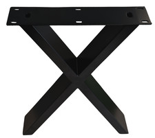 Tischkufe Bankkufe schwarz