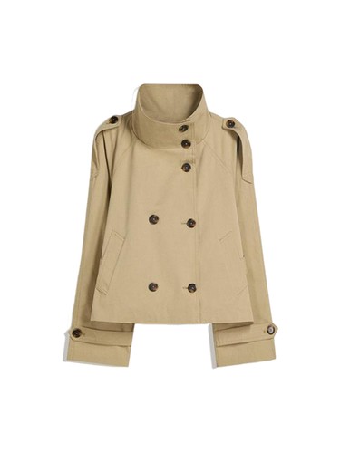 Kurzer damen trenchcoat - kurzer, damen-trenchcoat