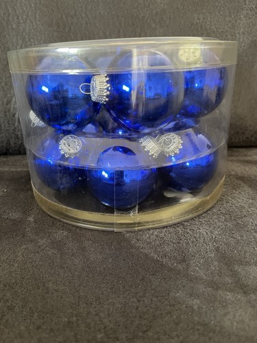 Christbaumkugeln royal blau - christbaumkugeln,