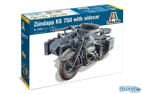 Italeri zundapp 750 sidecar - ks,