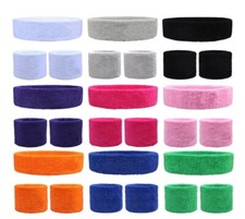 Stirnband HEADBAND Schweißband Armband WRISTBAND SPORT Fitness Joggen
