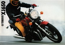 Prospekt Yamaha Motorrad XJ 650 von 1. 1981 