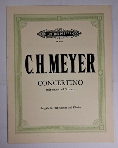 Noten concertino baßposaune - noten:, concertino,