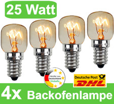 4x Backofenlampe 25W E14 bis