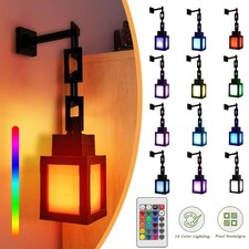 LED Fackel Wandlampe Pixelated