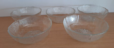 5er Set kleine Glasschalen, Dessertschalen, vintage 12 x 4,5 cm, Schälchen, Dip,
