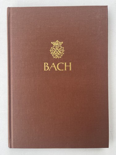 Noten bach kritischer - noten., j.s.