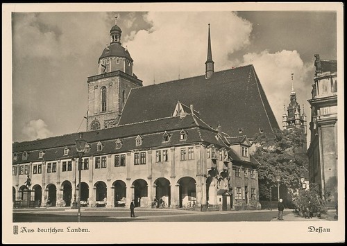 Dessau motiv schlossplatz - motiv, am