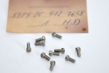 8x MIL Mini-Schlitz-Schraube m. Querbohrung im Kopf, 4-48 UNF x 1/4", Ø 2.85 mm