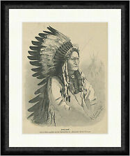 Sitting Bull Häuptling Medizinmann Hunkpapa-Lakota-Sioux  Faksimile_E 24802