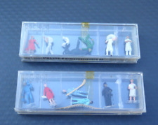 2 x Preisler Miniatur Figuren 200 Standard Eisenbahn H0 Figuren/ Menschen in OVP