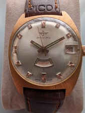 Jovial Herren Uhr Gold mit