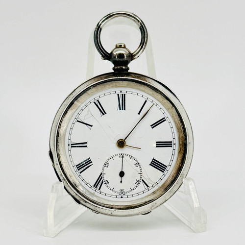 Antike silber taschenuhr - silber,