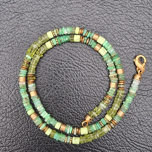 Edelsteinkette collier smaragd - edelsteinkette,