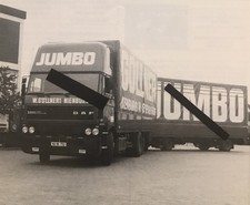Spedition Werbung W. Göllner KG Nienburg DAF 3300 Turbo Intercooling 1983 Jumbo