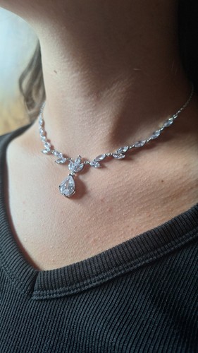 Aaa zirkonia collier - aaa+,