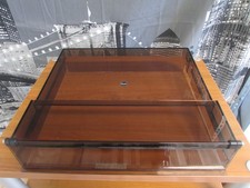 Dual CH 21 Haube Klapp Schiebe Haube Dust Cover sehr guter Zustand