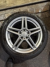 Mercedes Alufelgen 17 Zoll mit Goodyear Winterreifen – KBA 52462