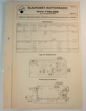 Blaupunkt Kofferradio Dixie 7657200 Alltransistor Schaltplan Schaltbild B6682