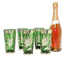 5er set champagner becher - champagner,