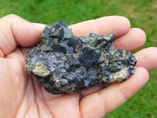 schwarzer Fluorit aus Frohnau