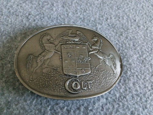 Vintage belt buckle lewis - lewis, colt
