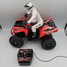Red 4x4 Polaris Quad