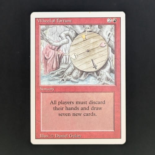 Mtg wheel of fortune - fortune, (gd)