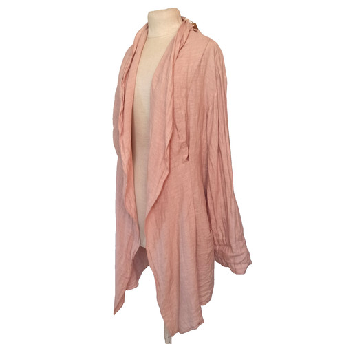 Italy leinen jacke lang - leinen,
