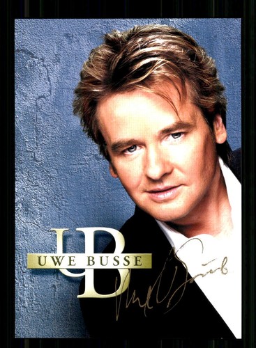 Uwe busse autogrammkarte - busse,