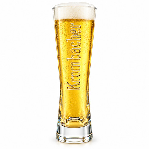 Krombacher bierglas glas - krombacher,