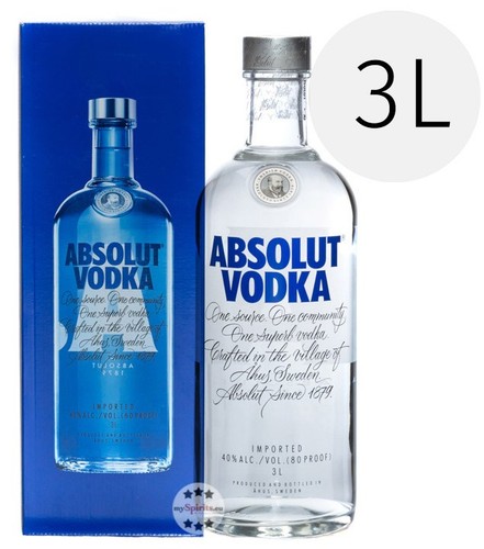 Absolut vodka großflasche - vodka,