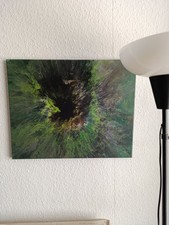 Abstraktes acrylbild 40x50 - abstraktes,